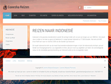 Tablet Screenshot of ganeshareizen.nl